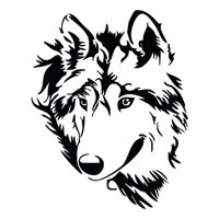 Rienda Libre Graphics - Decomural Wolf Woodland Animals Ws-34077