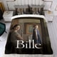 thumbnail image 4 of Bille Conjunto de sábanas temático, trío de piezas, cómodo y amigable con la piel, diseño único, regalo de decoración para el hogar para familiares, amigos y fans,173cm *218cm, 4 of 6