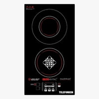 Telefunken - Encimera Empotrada Vitrocerámica Tf-Av2040 Cocina Eléctrica Vidrio