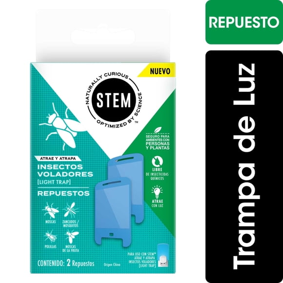 Trampa de Luz Insectos Voladores Repuesto, 2 Un