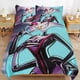 thumbnail image 1 of Hazbin Hotel Helluva Boss Bedding Set Duvet Cover Comfortable and Lightweight Cartoon Bedding 3 Piece Bed Set, 1 of 5
