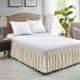 thumbnail image 1 of suxuMhao Faldas para Cama - Volante Antipolvo de 15in de Caída, Falda para Cama con Volantes de Poliéster-algodón Suave, Falda para Cama de Fácil Instalación para Dormitorio, Volante Antipolvo, 1 of 4