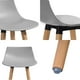 thumbnail image 5 of Pack 2 Pisos Bar Con Patas De Madera Y Reposapiés Gris, 5 of 6