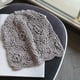 thumbnail image 1 of Vintage Flower Crochet Beanie Elegant Hollow Out Skull Hat Soft Thin Breathble Knit Hats Cloche Hat For Women, 1 of 3