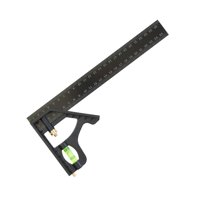 Magideal - Transportador Derecho De Ángulo De Combinación Ajustable Instrumento De Nivelación Cuadrada Regla De Ángulo Juego De Ingenieros Transportador , Los 25Cm