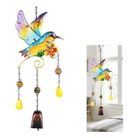 Genérica - Colgante Jardín Colibrí Vidrio Y Cobre Lindo Regalo