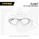 thumbnail image 5 of Máscara de natación Cressi Planet transparente/blanca/azul con lentes transparentes, 5 of 5