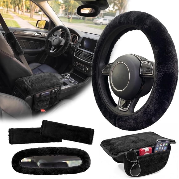 Set 5 Piezas Auto JUYQZ Funda Volante 37-38 cm