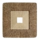 thumbnail image 1 of Pantalla decorativa de pared Gems SGS4146-76F marrón hecha a mano, 1 of 5