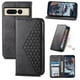 thumbnail image 2 of Funda Flip FOXDOCK para Google Pixel 8 Pro , Estilo Billetera con Diseño Rombo, Correa de Mano y Soporte, Uso Diario, 2 of 6
