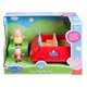 thumbnail image 3 of Coche de juguete Jazwares Peppa Pig rojo con figuras de Peppa y momia, 3 of 5