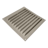 Celosía Ventilación Pvc Plana 20X20Cm Almendra 10 Un Dvp