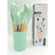 thumbnail image 5 of Set 12 Utensilios Belug  Cocina Mango Silicona Y Madera Repostería verde, 5 of 5