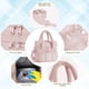 thumbnail image 3 of Bolsa de almuerzo aislada Caja de almuerzo para mujeres,Tote de refrigerador a prueba de fugas de doble cubierta con correa de hombro ajustable,Diseño de amortiguador acolchado y rosa durade, 3 of 3