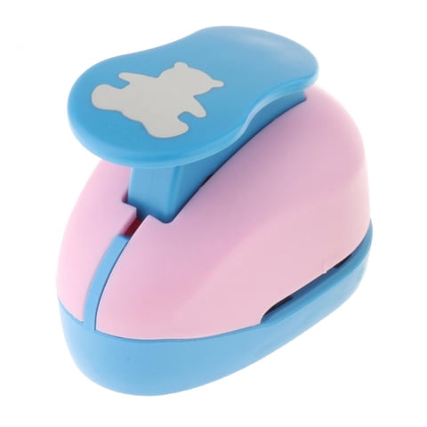 Bothyi - Perforadora De Papel Para Niños, Perforadora De Papel De Oso Para Tarjetas, Ilustraciones, Álbum De Recortes, Oso