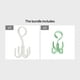 thumbnail image 1 of 1pc Belt Hanger Scarf Tie Rack Holder Hook For Closet 4-Claw Organizer 360 Degree Rotating Space Saver, 1 of 5