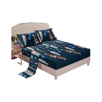 Genérica - Juego Sábanas Algodón 2 Plazas Suaves 8O7