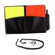thumbnail image 3 of Juego de tarjetas de árbitro de fútbol, ​​equipo de árbitro, fútbol deportivo, tarjetas rojas y amarillas para competición, partido de fútbol, ​​campo, 3 of 5