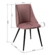 thumbnail image 3 of Pack 2 Sillas Comedor Sitial Terciopelo Rosado, 3 of 5