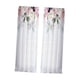 thumbnail image 3 of Cortina Transparente Con Estampado Digital De Rosas Rosadas Dos Paneles Para Sala De Estar, Dormitorio 107x213cm, 3 of 3