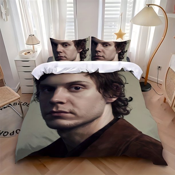 Fashion Actor E-Evan P-Peters Hot Printed Pattern Suitable Suitable for Home Bedrooms Guest Rooms