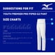 thumbnail image 5 of Pantalones Mizuno Youth Select Pro Piped G2 Gris Royal 3XL, 5 of 6