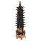 thumbnail image 5 of Torre Wen Chang Modelo Artesanía China Pagoda Cultural Decoración para el hogar Cobre 13 cm, 5 of 5
