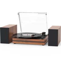 Tocadiscos Seasonlife Vintage Madera Roja