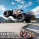 thumbnail image 3 of Coche RC Womaqu 1:18 4x4 36 km/h Impermeable con 2 Baterías, 3 of 8