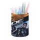 thumbnail image 1 of G.I. Joe-theme Cylinder Pen Holder Pencil Organizer with Flannel Lining PVC Leather Material Cardboard Base for study work 10*8CM, 1 of 6