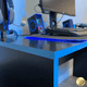 thumbnail image 3 of Escritorio Gamer NegroAzul 160 x 55,5 x 74,5 cm, 3 of 6