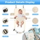 thumbnail image 3 of Cama de Viaje Plegable para Bebé EkoVibe – Asiento de Avión – Off White, 3 of 9