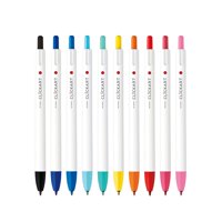 Bolígrafo Zebra Pen Wyss22-10C Clickart A Base De Agua, 10 Colores