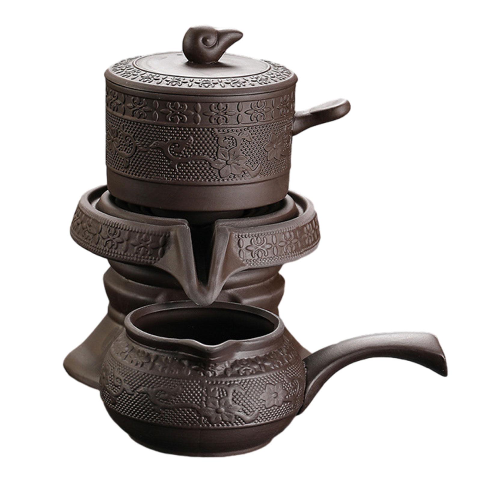 Bothyi - Zisha Kung Fu Tetera De Porcelana Juego De Tetera Hecha A Mano Para Hotel Picnic Cumpleaños Estilo A