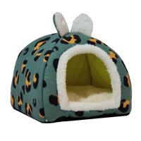 Magideal - Cama Para Gatos, Camas Para Perros, Perrera Interior, Dormir Acogedor, Nido Para Gatos Autocalentable, Nido Para Gatos Semicerrado Para Perros Y Gatos , L Azul