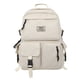 thumbnail image 1 of Backpack Large Capacity Light Simple Travel Bag Canvas Backpack Student School Bag Nylon Student Zipper Backpack, 1 of 3