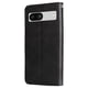 thumbnail image 2 of Funda tipo cartera para Google Pixel 7A con bolsillo con cremallera y ranuras para tarjetas – Función de soporte Negro, 2 of 6