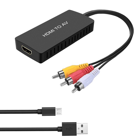 Convertidor HDMI a AV Adaptador HDMI a audio y video RuiPuo