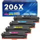 thumbnail image 1 of Cartuchos de tóner Cool Toner 206X 206A de alto rendimiento, paquete de 4, 1 of 8