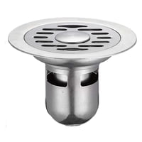 Bothyi - Desagüe De Suelo 15 Cm Desagüe Principal De Piscina Para Sótano Bañera Suelo Baño Ducha 15 X 9,8 Cm Doble