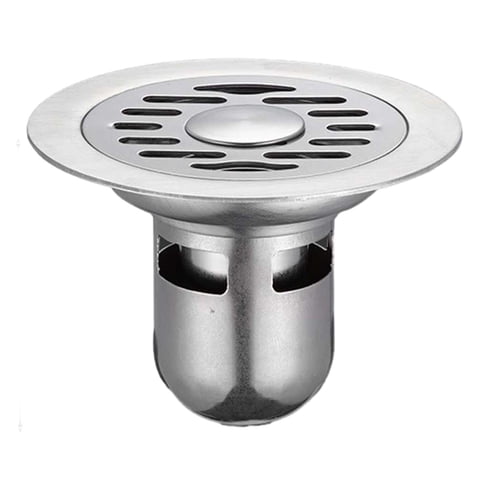 Bothyi - Desagüe De Suelo 15 Cm Desagüe Principal De Piscina Para Sótano Bañera Suelo Baño Ducha 15 X 9,8 Cm Doble