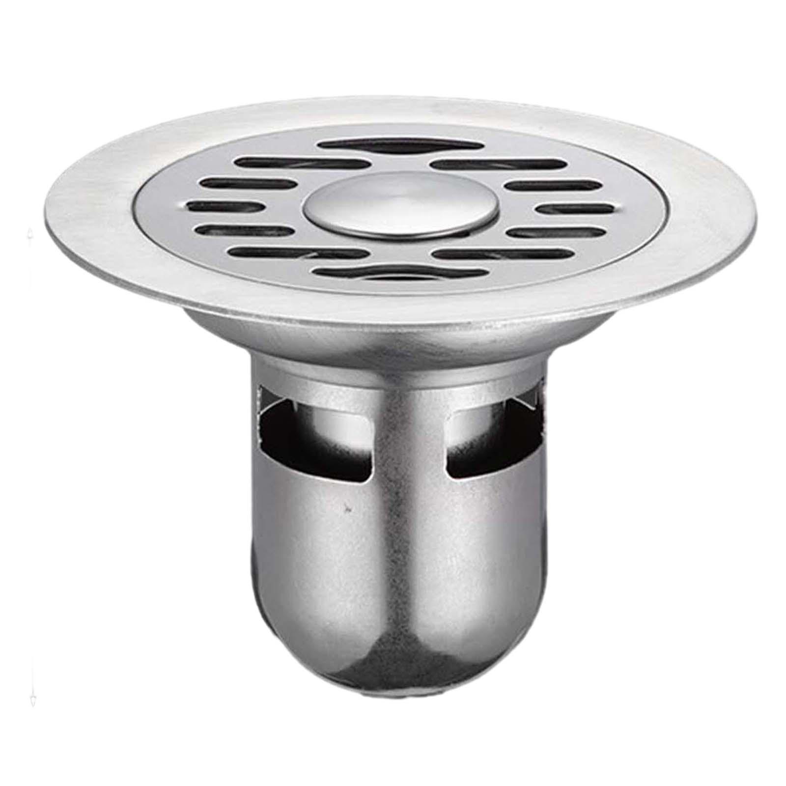 Bothyi - Desagüe De Suelo 15 Cm Desagüe Principal De Piscina Para Sótano Bañera Suelo Baño Ducha 15 X 9,8 Cm Doble