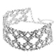 thumbnail image 1 of Collar De Gargantilla De Aleación De Diamantes De Imitación Multicapa Elegante Decoración Argenta, 1 of 3