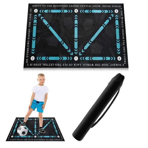 Davllin Tapete de entrenamiento de fútbol 120 x 81 cm para agilidad y trabajo de pies