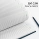 thumbnail image 3 of Cuaderno A4 Ouzoustate Negro Tapa Dura 4 Pack 100gsm, 3 of 3