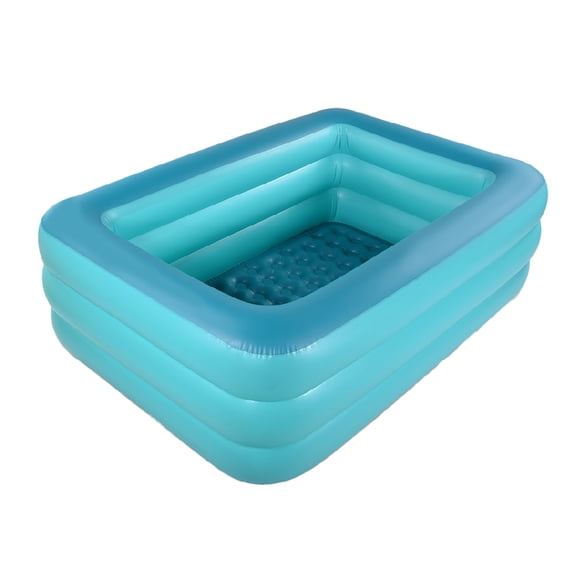 Piscina Inflable HIWENA 208x142x64 cm Piso Suave Verde