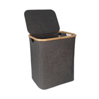 Magideal - Cesto De Ropa Sucia Con Tapa Cesto De Ropa Sucia Grande, Cesto De Ropa Sucia Plegable Multipropósito Impermeable Para Cuarto De Baño Armario Cuarto De Gris