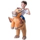 thumbnail image 4 of Disfraz inflable de vaquero montando a caballo para Halloween, para niño, 4 of 9