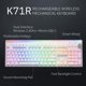 thumbnail image 2 of Teclado Mecánico i-rocks K71R Inalámbrico RGB Marrón, 2 of 7
