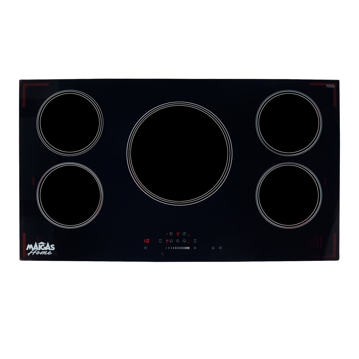 Maigas - Encimera Eléctrica 5 Quemadores Cei05d